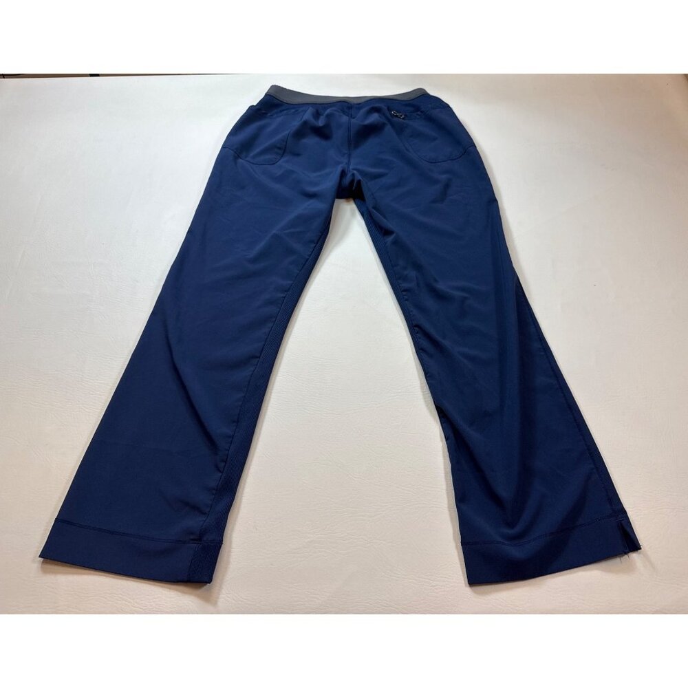Infinity Wmns 4 Pocket Stretch Drawstr. Navy Scrub Pant small Petite (bin GG157) - Picture 5 of 10